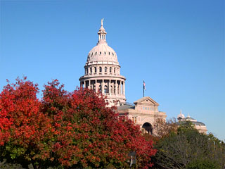 photo: Texas State Capitol in Fall