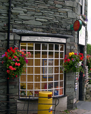 photo: Post office at Elterwater