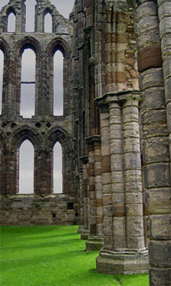 Abbey ruins at Whitby UK